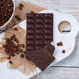 Шоколад ремесленный горький 70% кофе и мускат