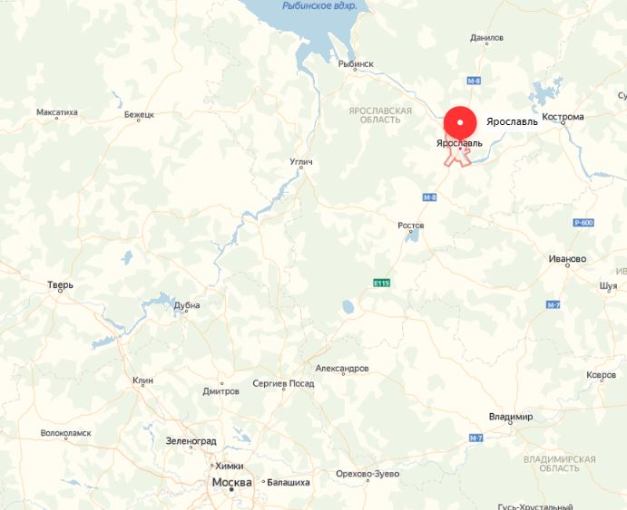Схема проезда